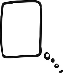 Mind clouds templates set. Different shapes, hand drawn. convey emotions, ideas, and dialogue in a unique way. PNG