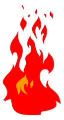 불 캠프파이어 캠핑