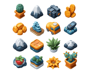 Check out our wide range of object icons isolated on a white background. These icons are simple. clearly visible and suitable for a variety of uses on the translucent 