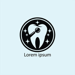 a dental care logo design
