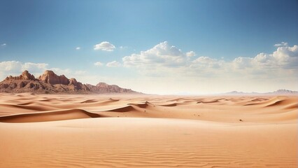 Fototapeta na wymiar Sand dunes in desert landscape