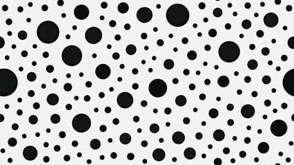 black and white background with dots