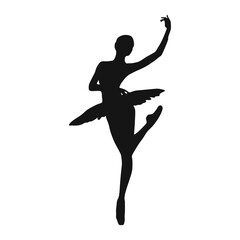 Woman Ballet Silhouette