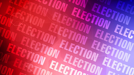Election background with candidate presidential politics voting, and abstract design for campaign and debate