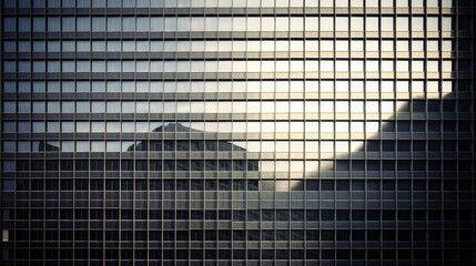 modern tall office building illustration glass highrise, construction design, landmark corporate modern tall office building