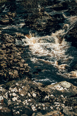 Waterfalls and nature at Ingleton Waterfall Trail in Yorkshire