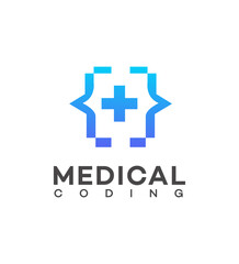 Medical Coding logo Icon Brand Identity Sign Symbol Template
