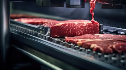 technology automated food processing illustration innovation robotics, machinery quality, safety speed technology automated food processing