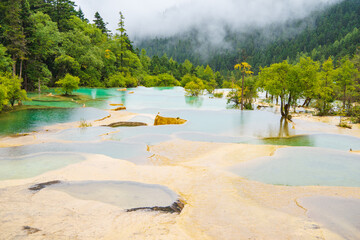 Huanglong Yaochi and Spruce Forest, Sichuan, China