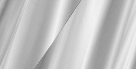 Smooth elegant white grey satin texture abstract background. Luxurious background design