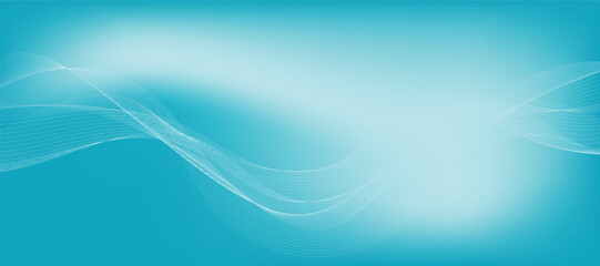 abstract blue background with wave