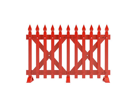 construction fence or beacon 3d icon