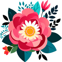 Graceful petals dance in harmony with nature's vibrant hues.