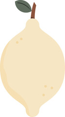 Lemon flat design icon