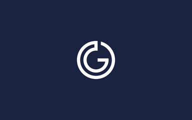 letter g with circle logo icon design vector design template inspiration
