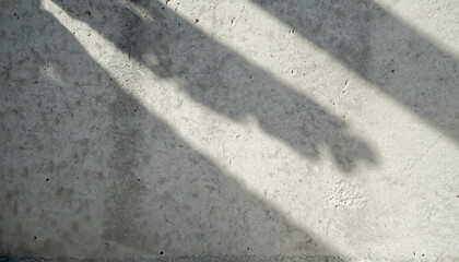 Fototapeta premium Shadow on concrete wall surface for the background