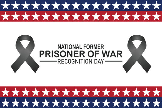 National Former Prisoner Of War Recognition Day. Holiday concept. Template for background, banner, card, poster with text inscription