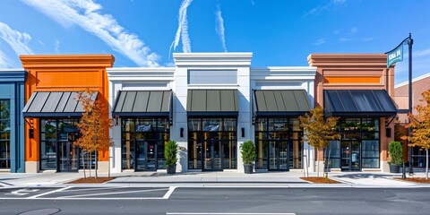 Prime mixed-use storefront and office building with awning offers opportunities for sale or lease. - 760429189