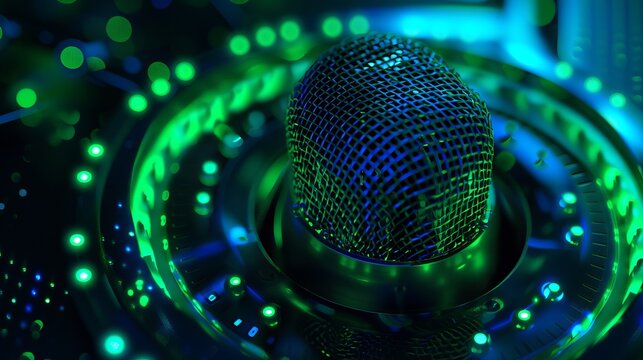 Neon microphone
