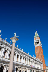 Fototapeta na wymiar Detail of famous architecture in San Marco Square