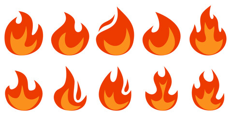 Fire Flat Illustration