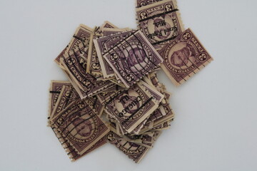 Purple Vintage Stamp