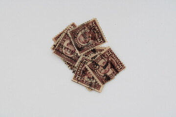 Red Vintage Stamp