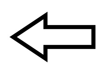 arrow icon outline, arrow sign and symbol, arrow for direction button
