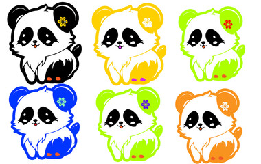 cartoon cute cat /character image of a cute cat