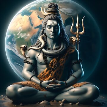 Lord Shiva in Meditation