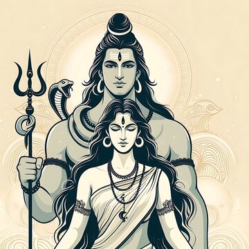 Goddess Parvati and Lord Siva