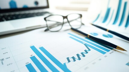 Obraz premium Business Financial Report