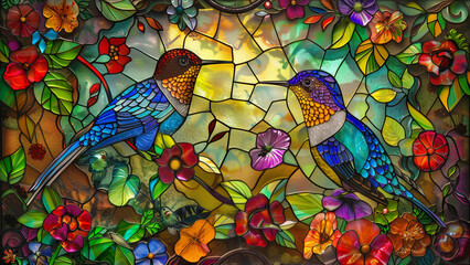 A Vibrant Stained Glass Masterpiece