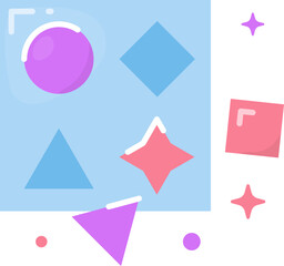 Shape matching toy icon