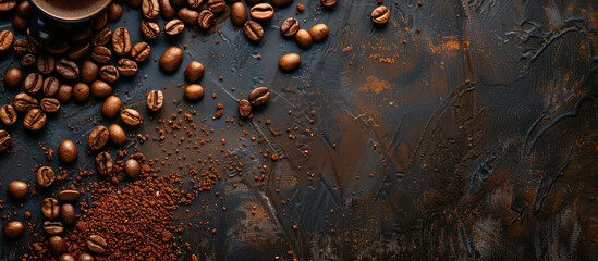 background with coffee beans