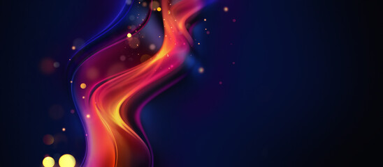 Magenta Colors Flow Background - 760443539
