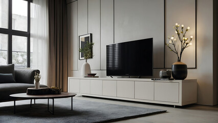 TV Cabinet in Modern Living Room
