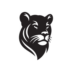 Ghost of the Bush: Tasmanian Tiger Silhouette Vectorfor Wildlife Designs and Australian-themed Projects, Tasmanian Tiger Illustration.