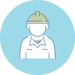 アイコン　3色　職種　技術者