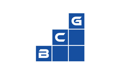 BCG initial letter financial logo design vector template. economics, growth, meter, range, profit, loan, graph, finance, benefits, economic, increase, arrow up, grade, grew up, topper, company, scale