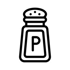 pepper line icon