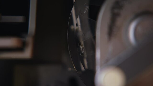 Microfilm machine library archive investigation