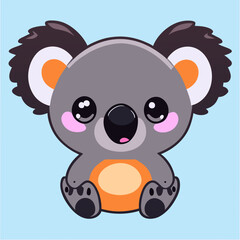 Obraz premium trend koala simple Design illustration
