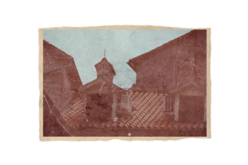 Junk journal summer decorative card. Scrapbook printable clip art isolated