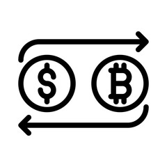 exchange line icon