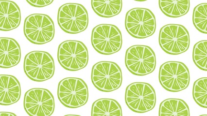lemon background, lemon fruits line art pattern on white background