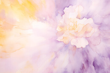 Dreamy Floral Watercolor Explosion in Pastel Tones
