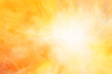 Radiant Sunburst Watercolor Background
