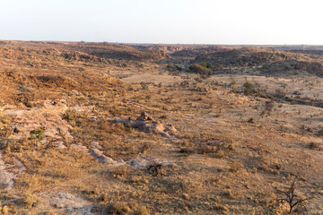 Landscape at confluence Shashe river