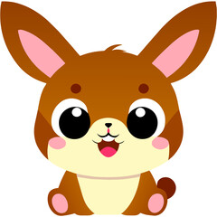 Fototapeta premium trend rabbit simple Design illustration